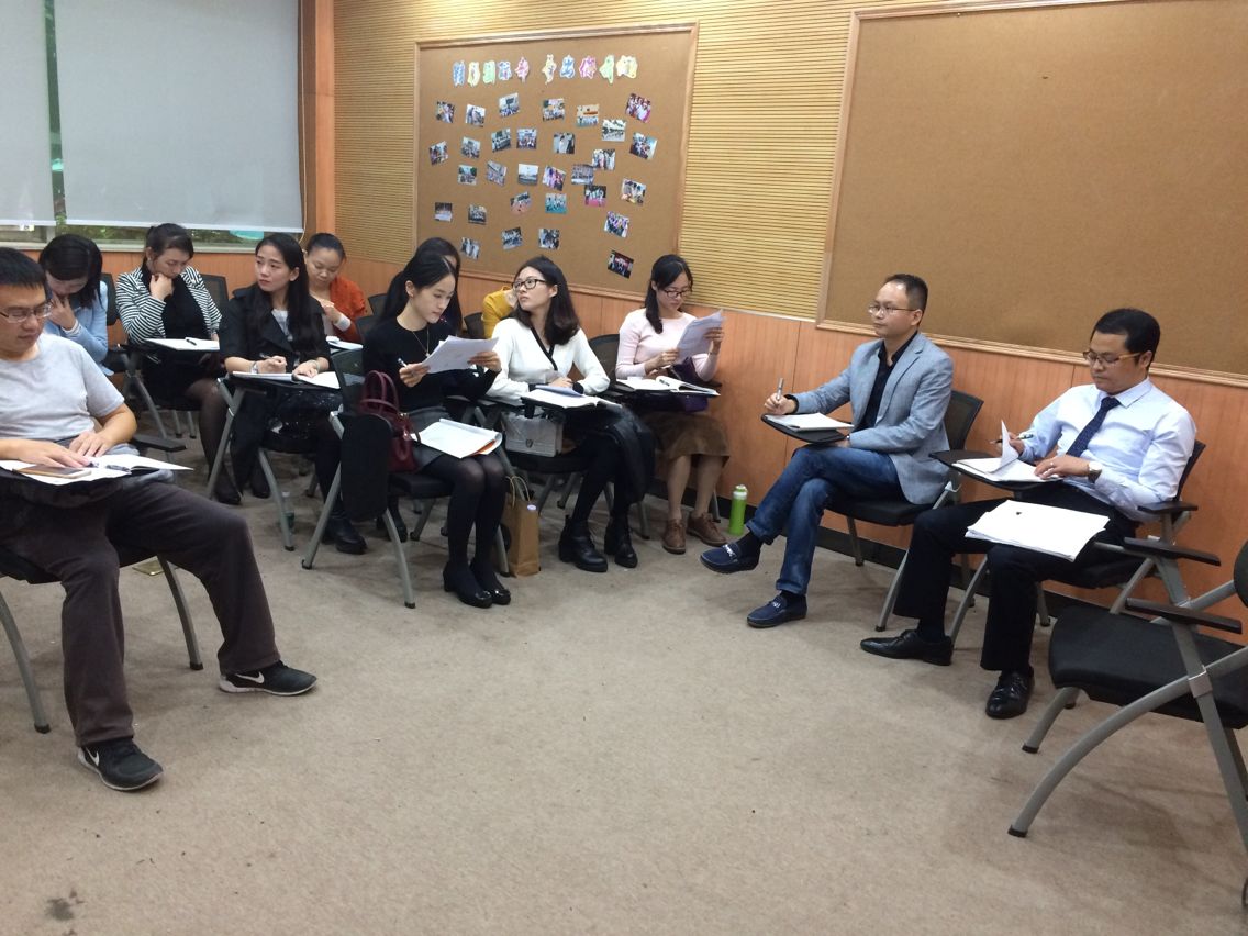 公明中英文学校和李松蓢小学教研交流